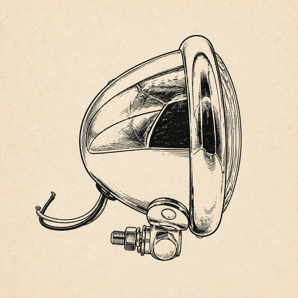 Bates Style Headlight 4.5in