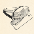 Lucas Style Fender Mounted Tail Light